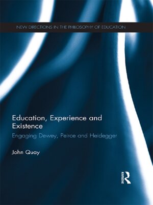 cover image of Education, Experience and Existence